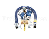 16100KIT2S48 Dormont 1 Dia., 48 Blue Hose, Snapfast, 2 Swivel