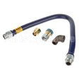 16125BPQ48 Compatible Dormont 1-1/4"Dia., 48" Blue Hose, Snapfast, 1 Elbow