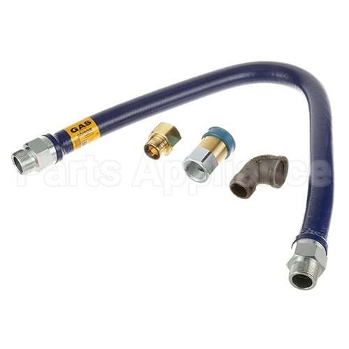 16125BPQ48 Compatible Dormont 1-1/4"Dia., 48" Blue Hose, Snapfast, 1 Elbow