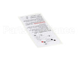 16181 Henny Penny Label - Lid Operating Instruct