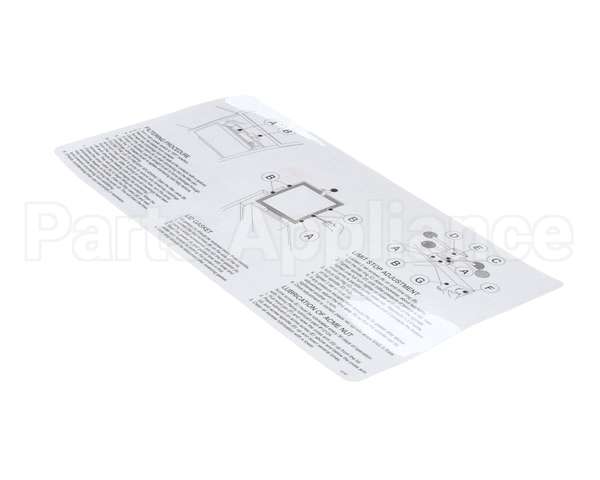16182 Henny Penny Label-Filter Instruction