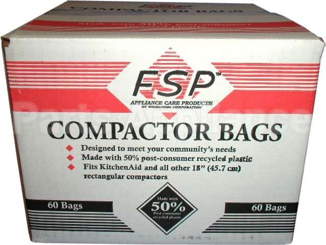 W10165293RB Whirlpool 60Pk-Plastic Comp Bags,