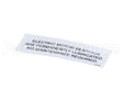 16342 Henny Penny Label - Electric Motor