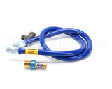 1650BPQ60 Dormont 1/2" Dia., 60 Blue Hose, Snapfast, 1 Elb