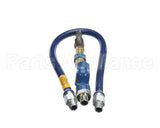 1650BPQS36 Dormont 1/2 Dia., 36 Blue Hose, Snapfast, Swivel