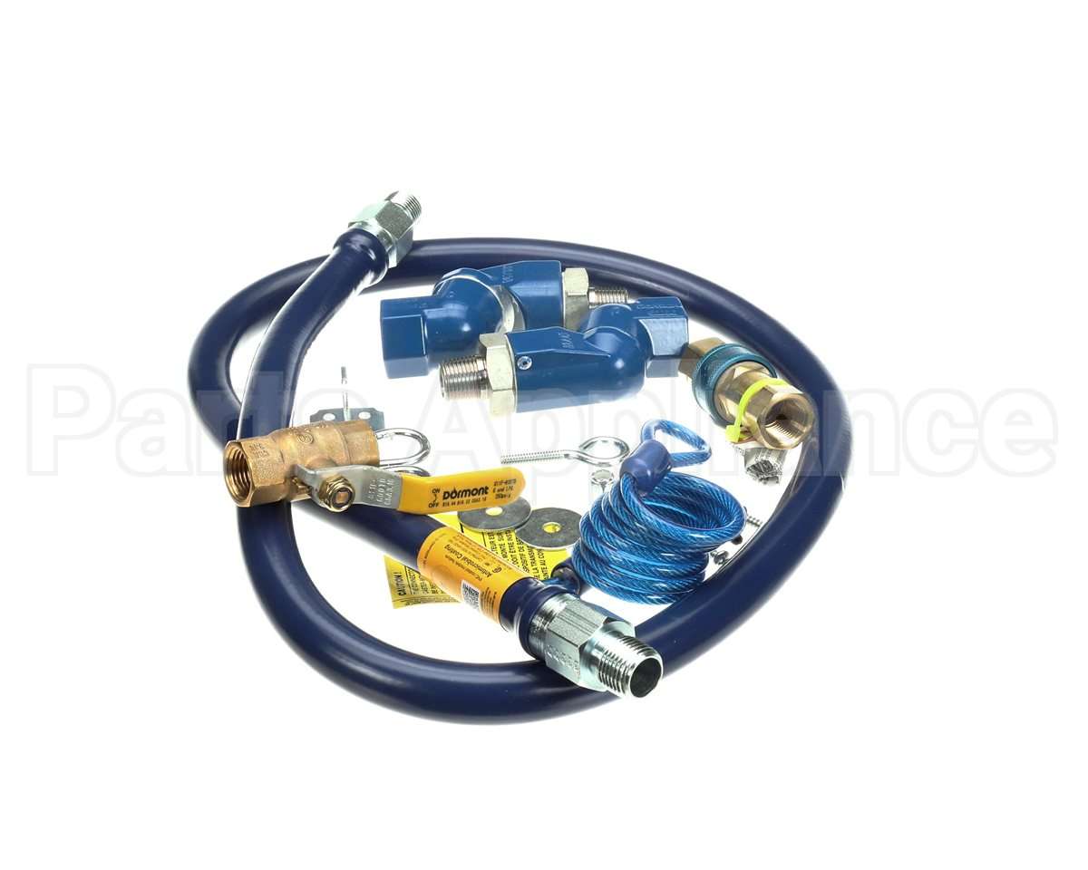 1650KIT2S60 Dormont 1/2 Dia., 60 Blue Hose, Snapfast, 2 Swiv
