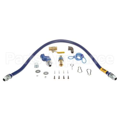 1650KITS48 Compatible Dormont Gas Hose Kit, 1/2" Dia, Valve, Swivel