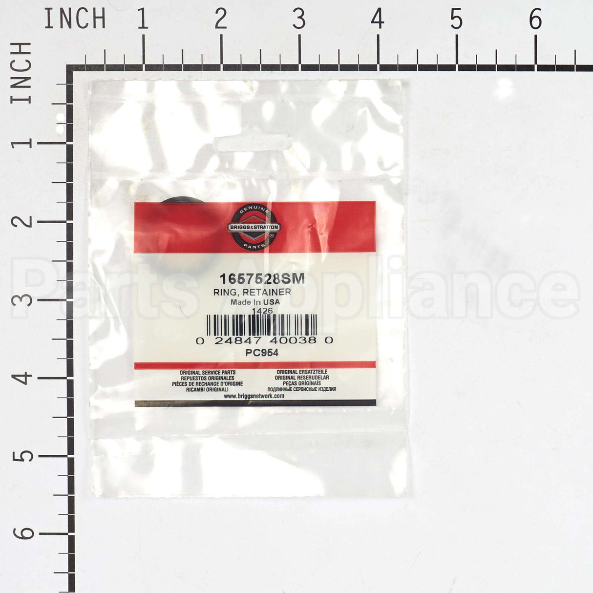 1657528SM Briggs & Stratton Ring Retainer