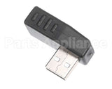 166184 Duke Usb. 2.0 Male To Female Rt. Angle Adapte