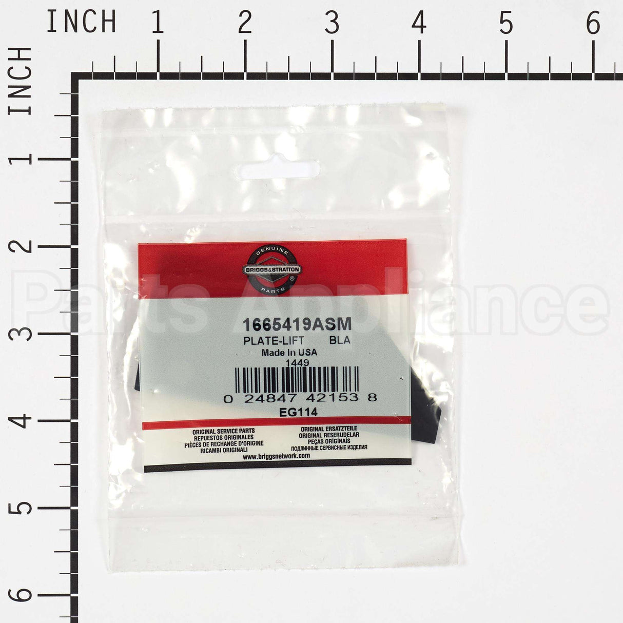 1665419ASM Briggs & Stratton Plate-Lift        Bla
