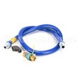 1675BPQ72 Compatible Dormont 3/4"Dia., 72" Blue Hose, Snapfast, 1 El