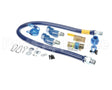 1675KIT2S48 Dormont 3/4 Dia., 48 Blue Hose, Snapfast, 2 Swiv