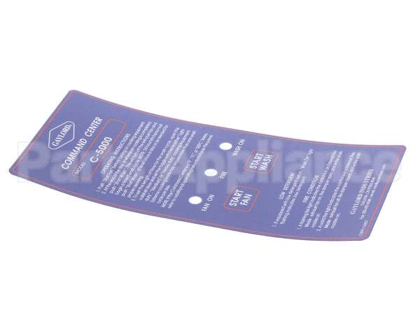 16907 Gaylord C-5000 Mylar Faceplate