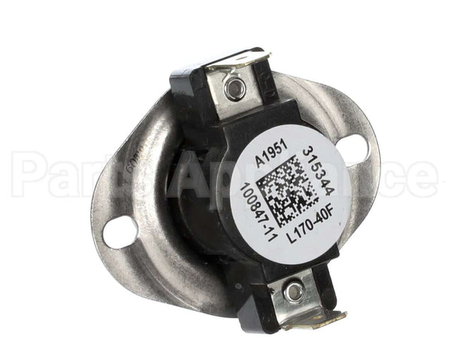 16W73 Lennox Limit Control Spst 170F Close