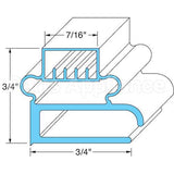 1702146 Compatible Delfield Gasket, Door