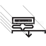 1702878 Compatible Delfield Door Gasket