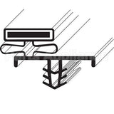 1702913 Compatible Delfield Gasket, Dr, Full, Ri/Rt, Spec/Mer