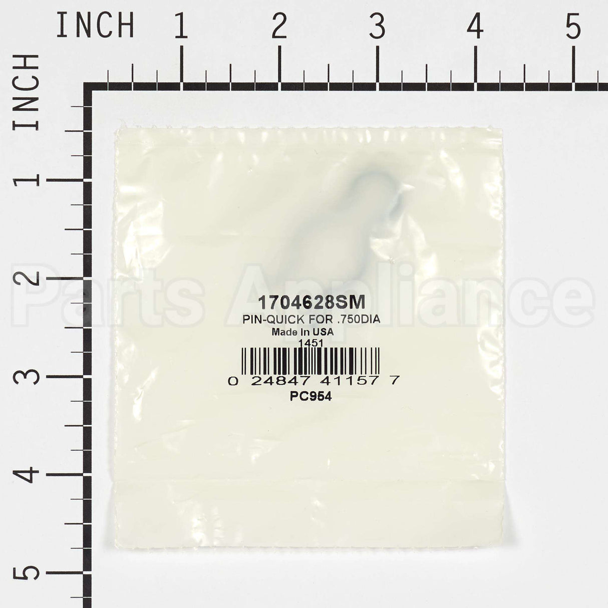 1704628SM Briggs & Stratton Pin-Quick For .750Dia