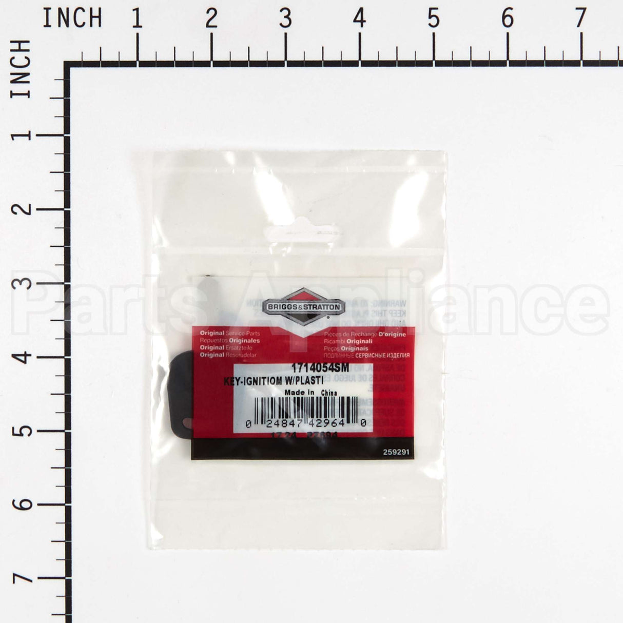 1714054SM Briggs & Stratton Key-Ignitiom W/Plasti
