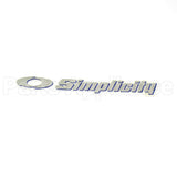 1722551SM Briggs & Stratton Decal-Simplicity Silv