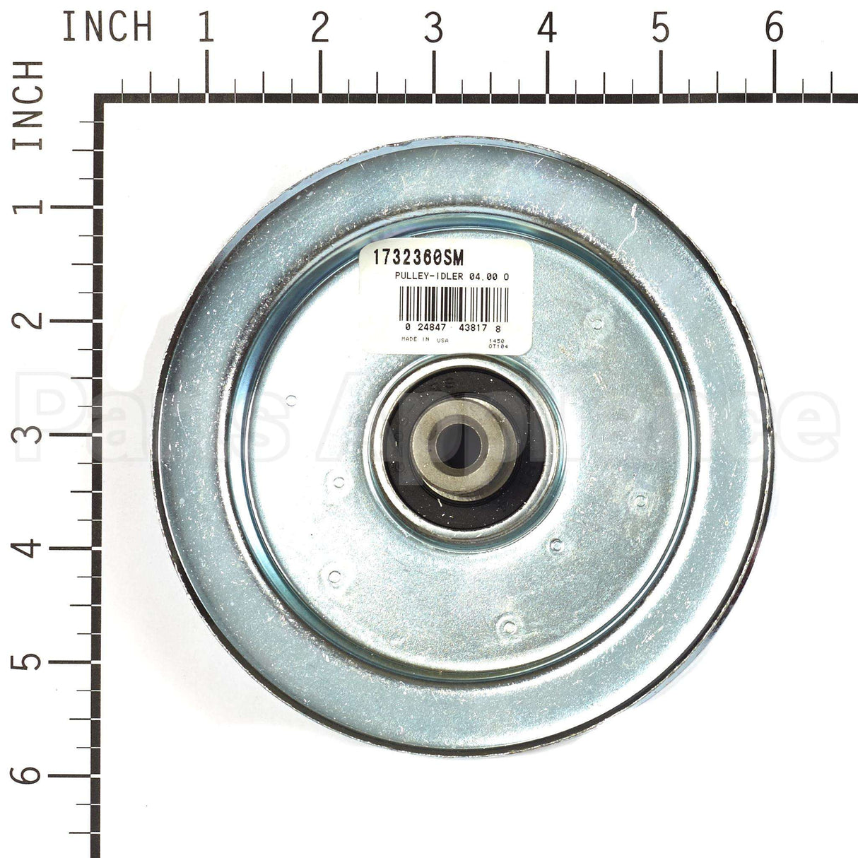 1732360SM Briggs & Stratton Pulley-Idler 04.00 Od