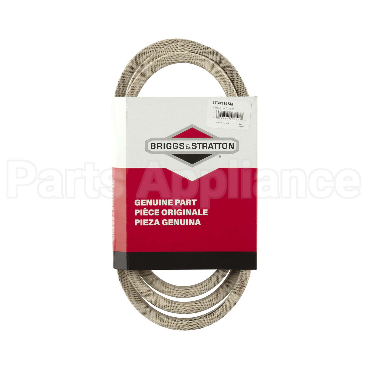 1734114SM Briggs & Stratton V-Belt Ha  70.10    M