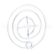 1735 Compatible Grindmaster Cover, Pump (F/Red/Blk Impeller)