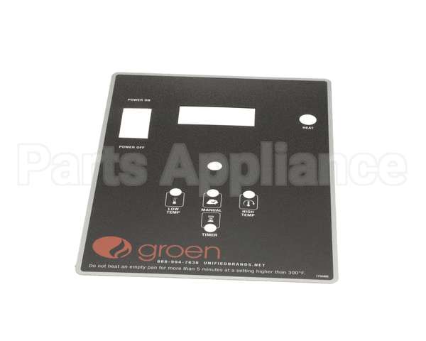 175048 Groen Overlay, Braising Pan, Manual Tilt, Elec