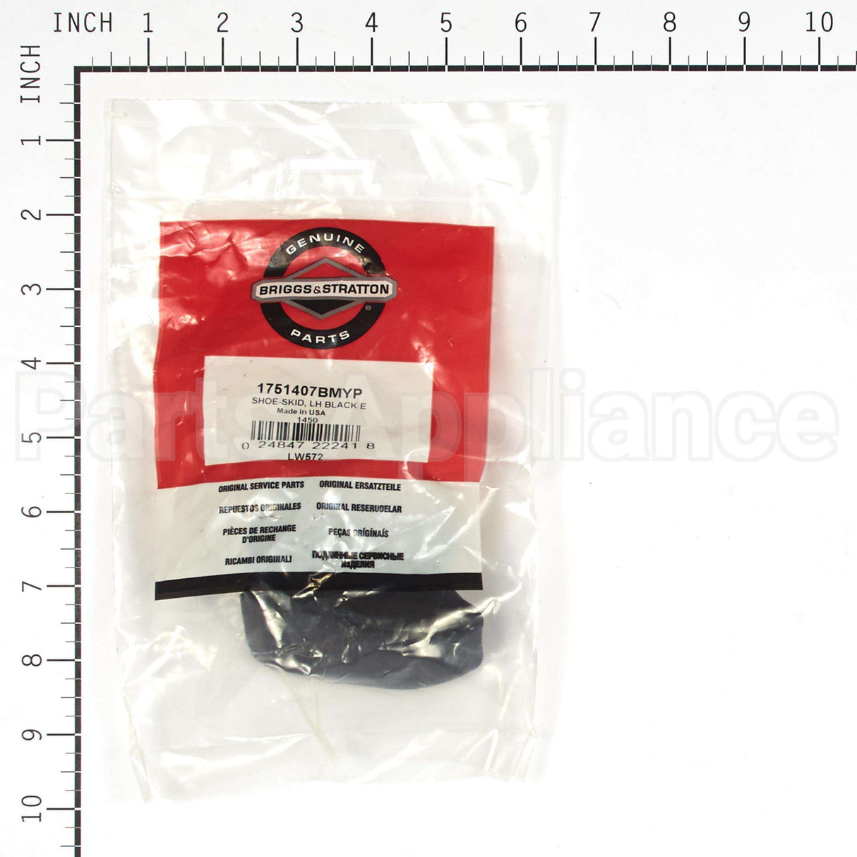 1751407BMYP Briggs & Stratton Shoe-Skid Lh Black E