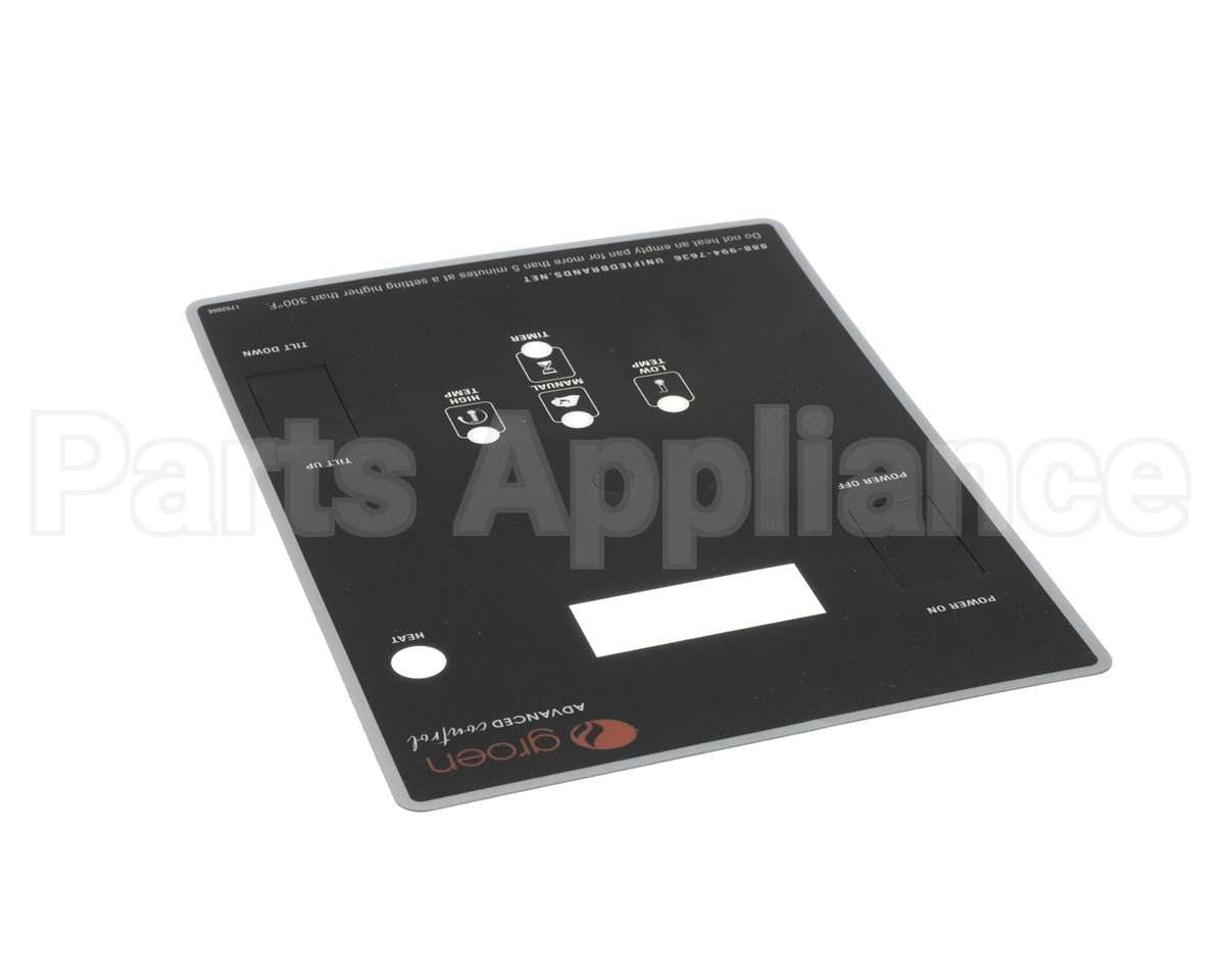 175205 Groen Overlay, Braising Pan, Pwr Til