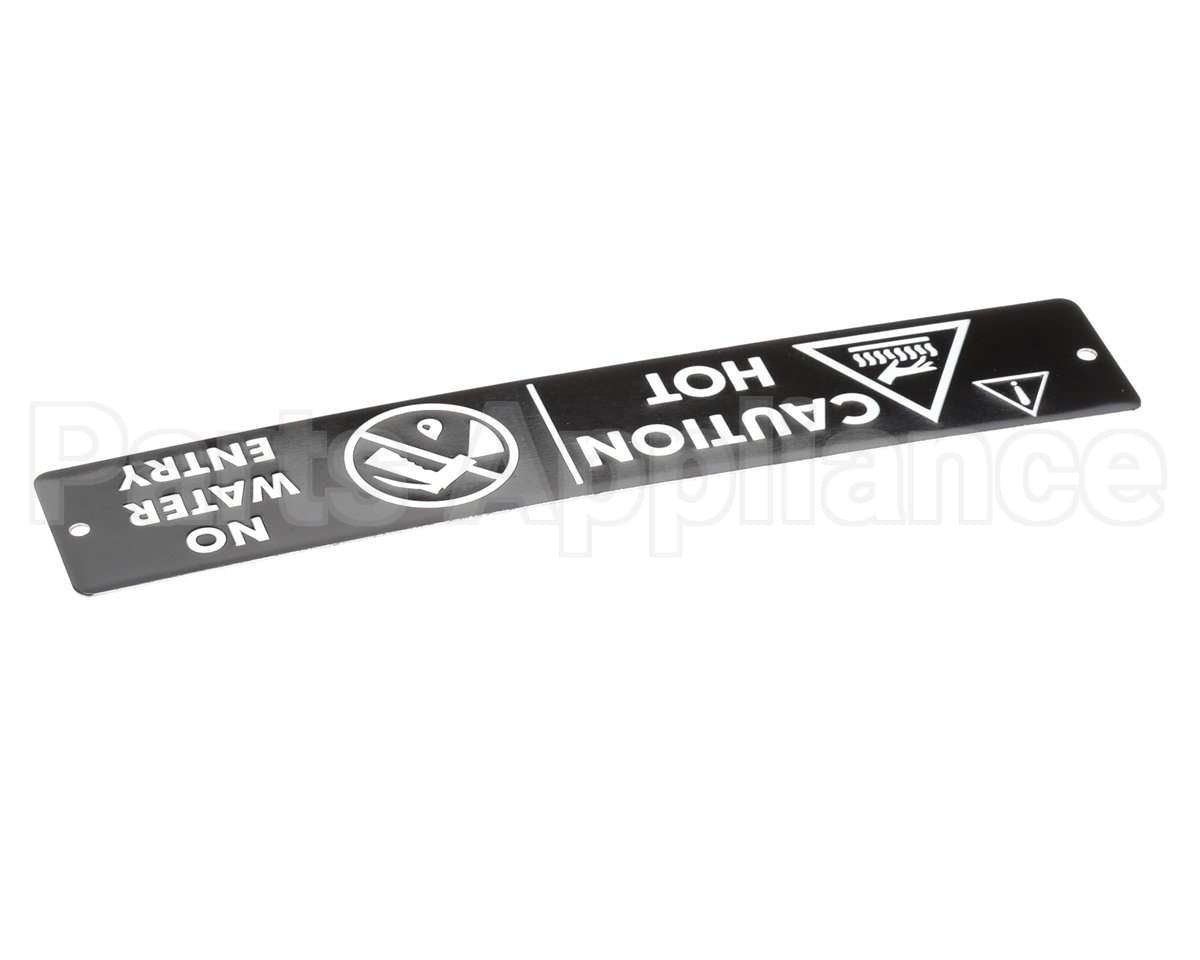 175636 Duke Label- Caution Hot 3/4"Hi