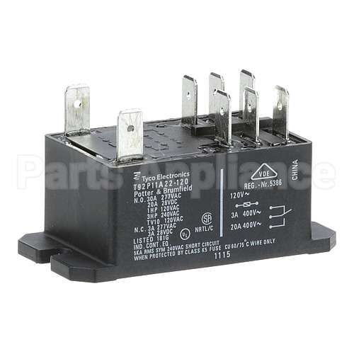 1804291 Compatible Hussmann Relay - Compressor, 120V