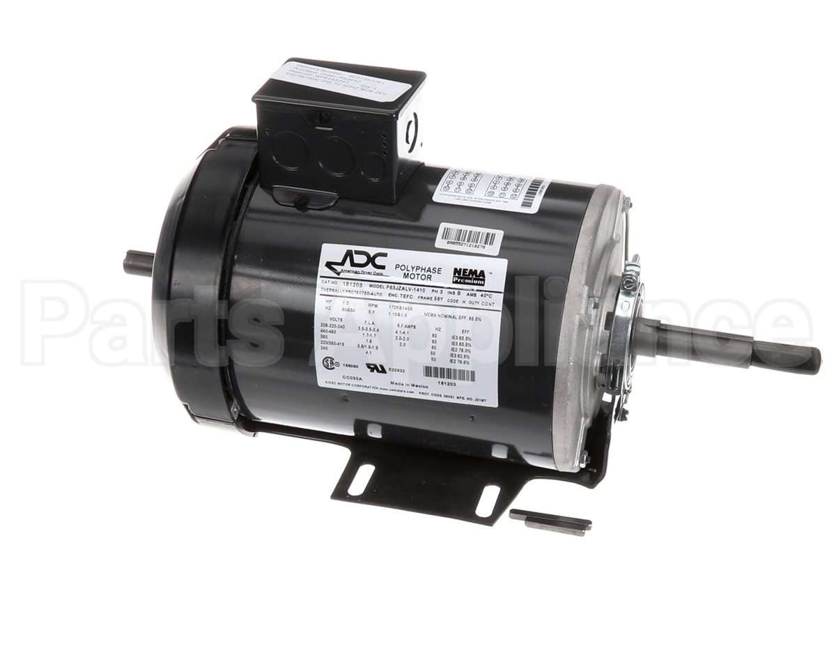 181203 American Dryer Laundry American Dryer Motor 1Hp 3Ph 5