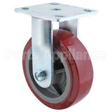 18301-6213 Compatible Carter Hoffman Caster, Rigid(Red, 6")