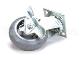 18301-6435 Carter Hoffmann 6" Grey Swivel W/Brk Rubb