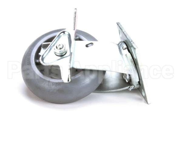 18301-6435 Carter Hoffmann 6" Grey Swivel W/Brk Rubb