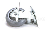 18301-6435 Carter Hoffmann 6" Grey Swivel W/Brk Rubb