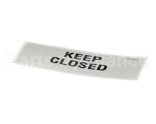 18312-0497 Carter Hoffmann Keep Closed Decal