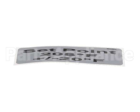 18312-0555 Carter Hoffmann Decal, 208 +/-15 Deg F