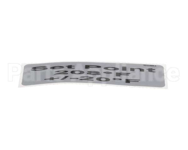 18312-0555 Carter Hoffmann Decal, 208 +/-15 Deg F