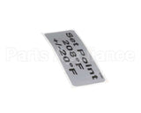 18312-0555 Carter Hoffmann Decal, 208 +/-15 Deg F