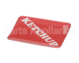 19-420-0002 Wunder-Bar Domed Label - Ketchup
