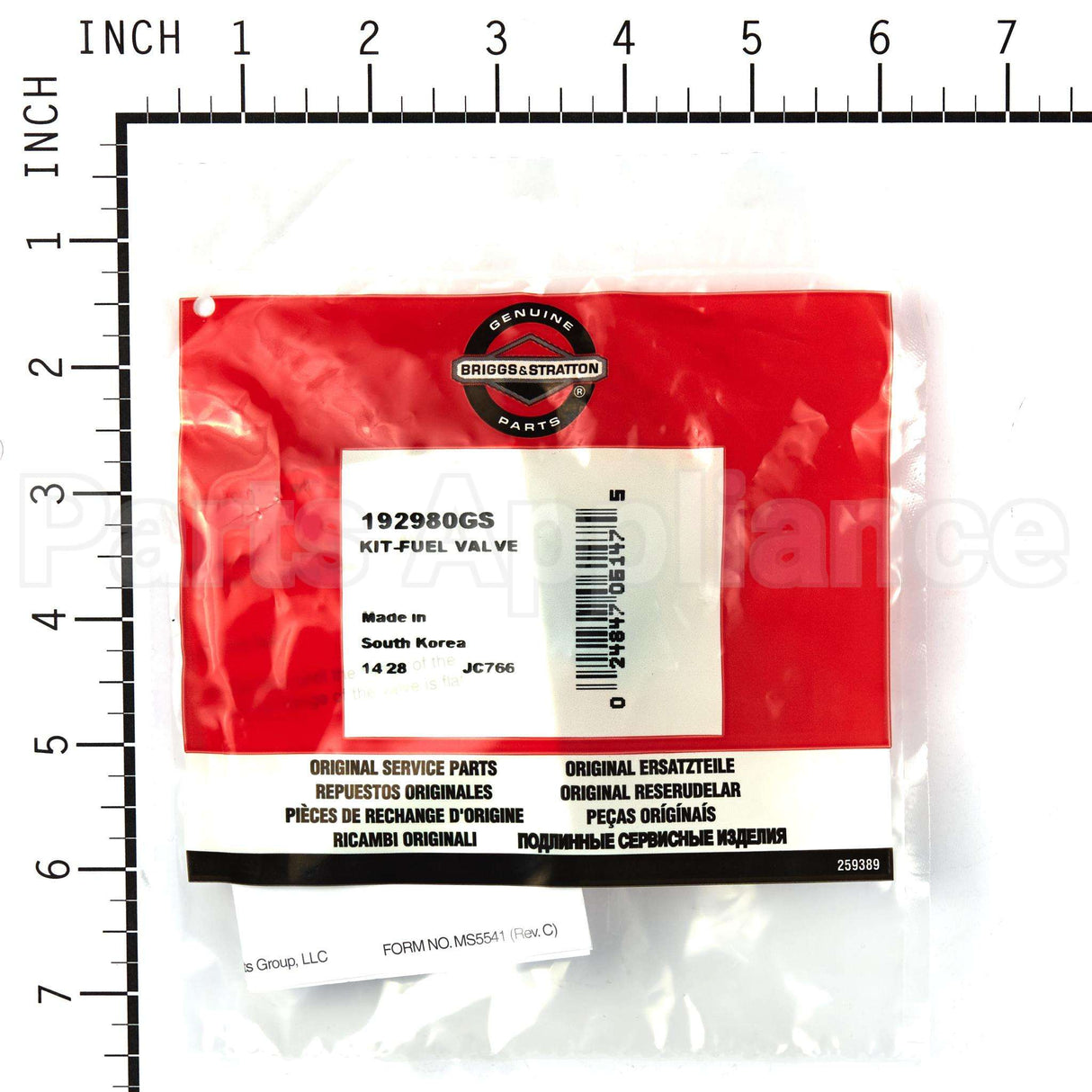 192980GS Briggs & Stratton Kit-Fuel Valve