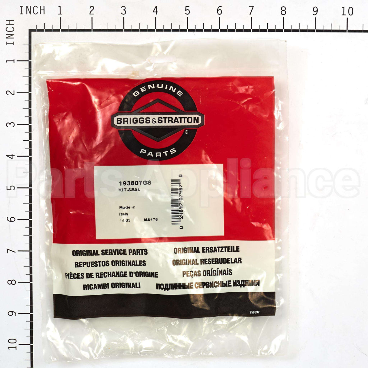 193807GS Briggs & Stratton Kit-Seal
