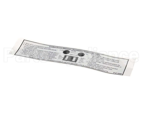 1940 Grindmaster Cecilware Decal, Maintenance Guide