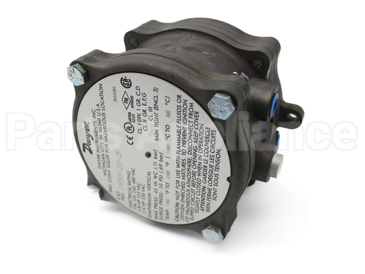 1950-20-2F Dwyer Instruments 4/20"Wc Xprf Differential # Sw