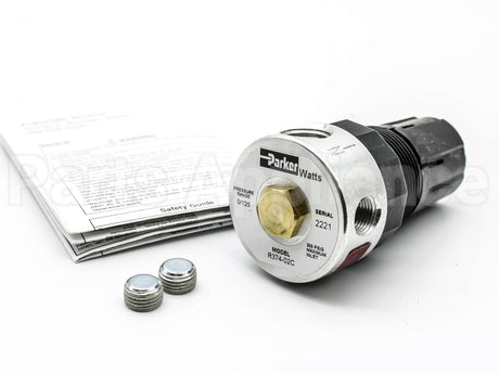 R374-02C Parker Watts Fluid Air 1/4"Reg 0/125#Out4Way Alum