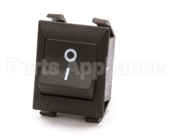19620 Blodgett Switch, Rocker Dpst Mom Black