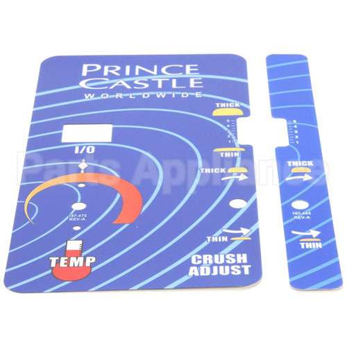 197-475S Compatible Prince Castle Overlay Kit