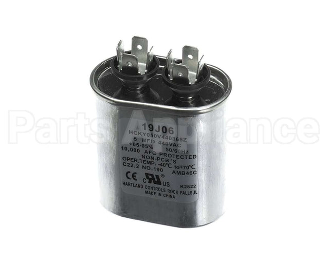 19J06 Lennox Run Capacitor, 5 Mfd, 440V, Oval